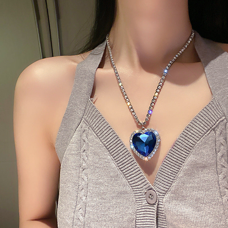 Collar Corazón Azul💙