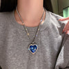 Collar Corazón Azul💙